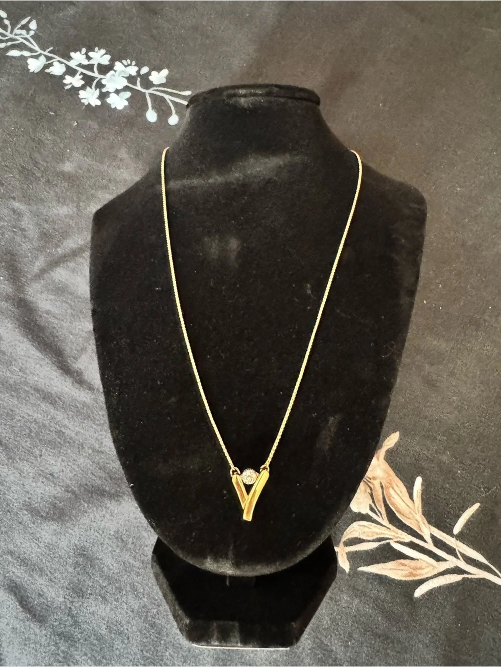 YSL Gold plated Pendant Necklace - Elegant Women’s Jewelry